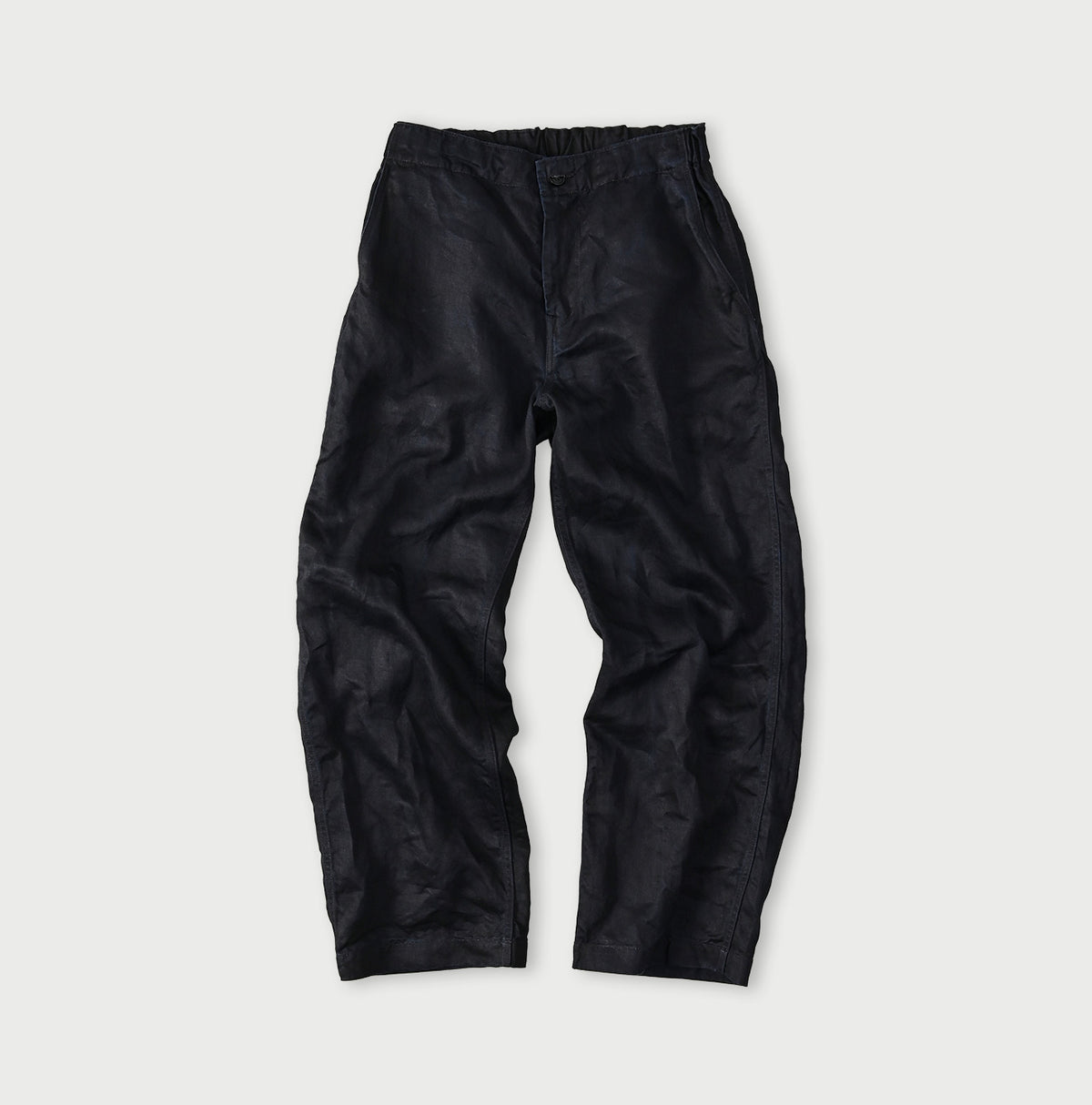 Indigo Linen Sateen 908 Easy Work Pants