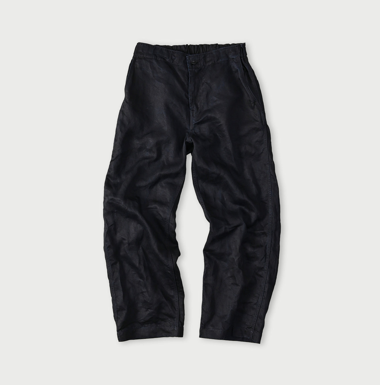Indigo Linen Sateen 908 Easy Work Pants - Image 1