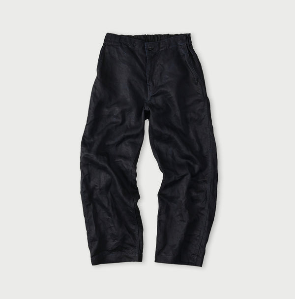 Indigo Linen Sateen 908 Easy Work Pants