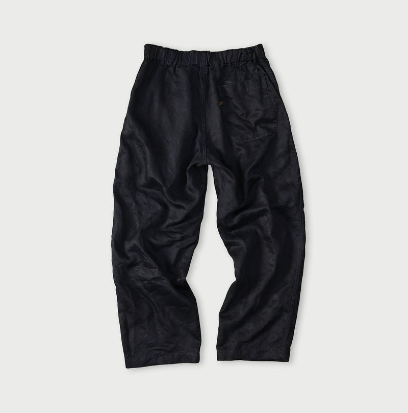 Indigo Linen Sateen 908 Easy Work Pants - Image 14