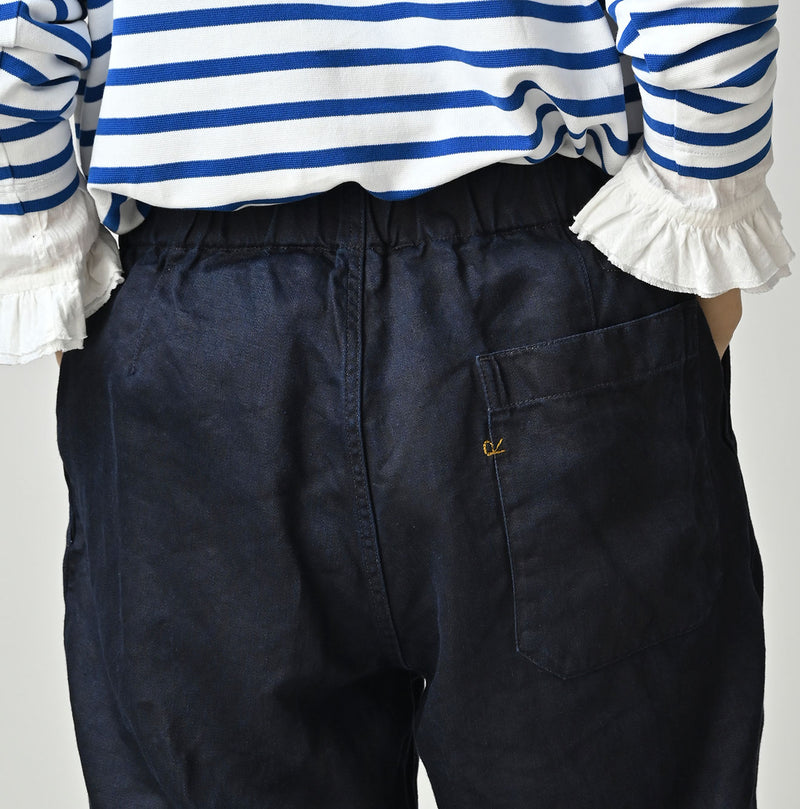 Indigo Linen Sateen 908 Easy Work Pants - Image 12