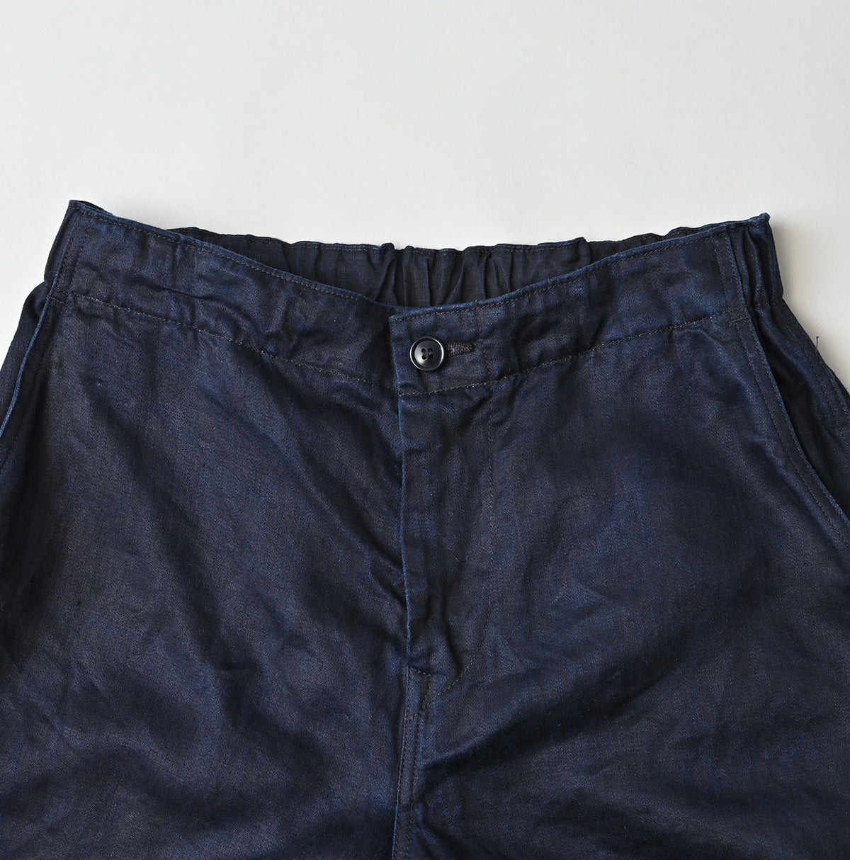 Indigo Linen Sateen 908 Easy Work Pants