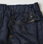 Indigo Linen Sateen 908 Easy Work Pants