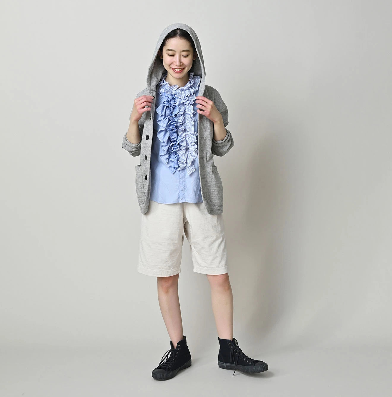 45R Dekoboko Tenjiku 908 Binder Hoodie (Top-Dyed) - Image 2