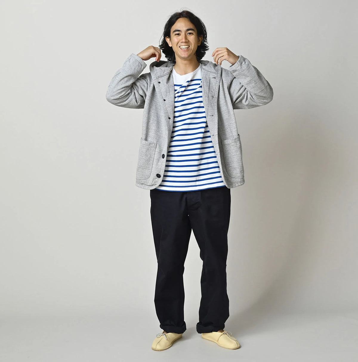 45R Dekoboko Tenjiku 908 Binder Hoodie (Top-Dyed)