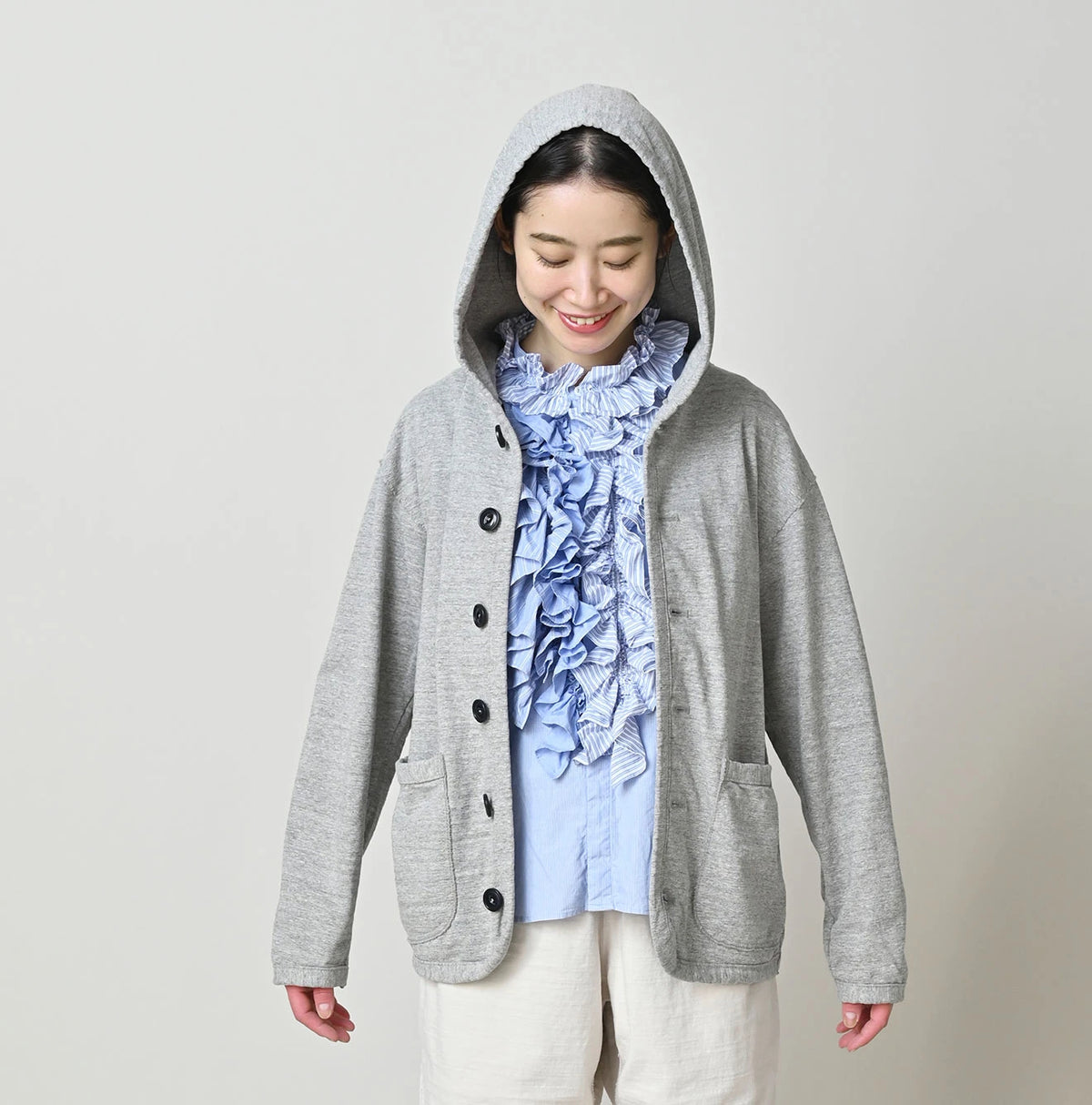 45R Dekoboko Tenjiku 908 Binder Hoodie (Top-Dyed)