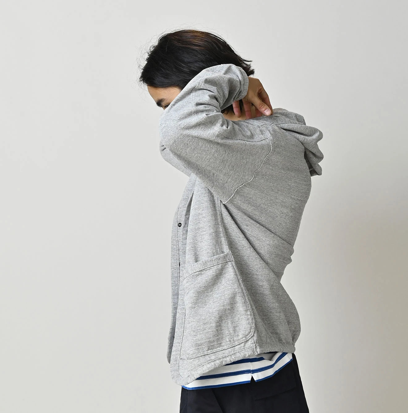 45R Dekoboko Tenjiku 908 Binder Hoodie (Top-Dyed) - Image 9