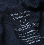 45R Indigo Dekoboko Tenjiku 908 Binder Hoodie
