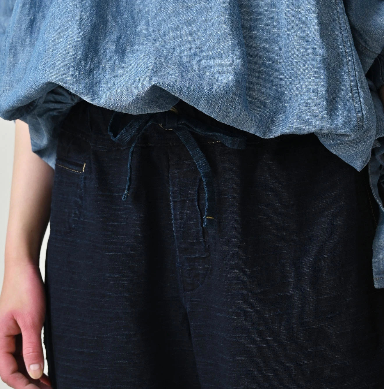 45R Indigo Dekoboko Tenjiku 908 Pants - Image 10