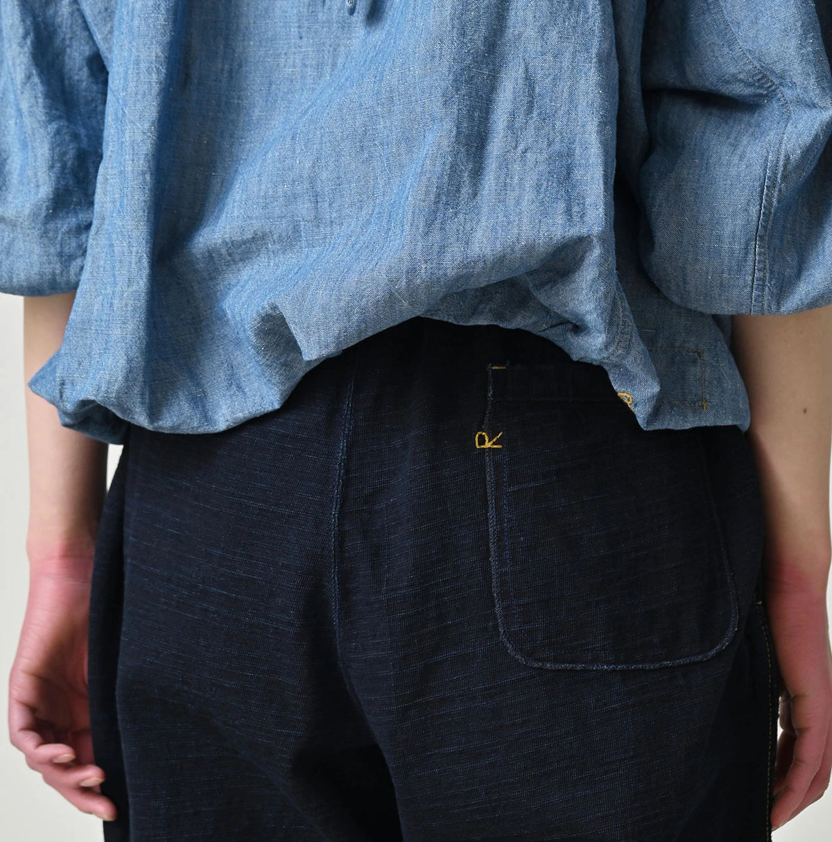45R Indigo Dekoboko Tenjiku 908 Pants
