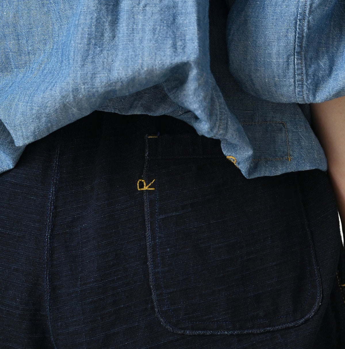 45R Indigo Dekoboko Tenjiku 908 Pants