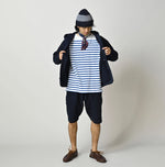 45R Indigo Dekoboko Tenjiku 908 Shorts