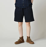45R Indigo Dekoboko Tenjiku 908 Shorts