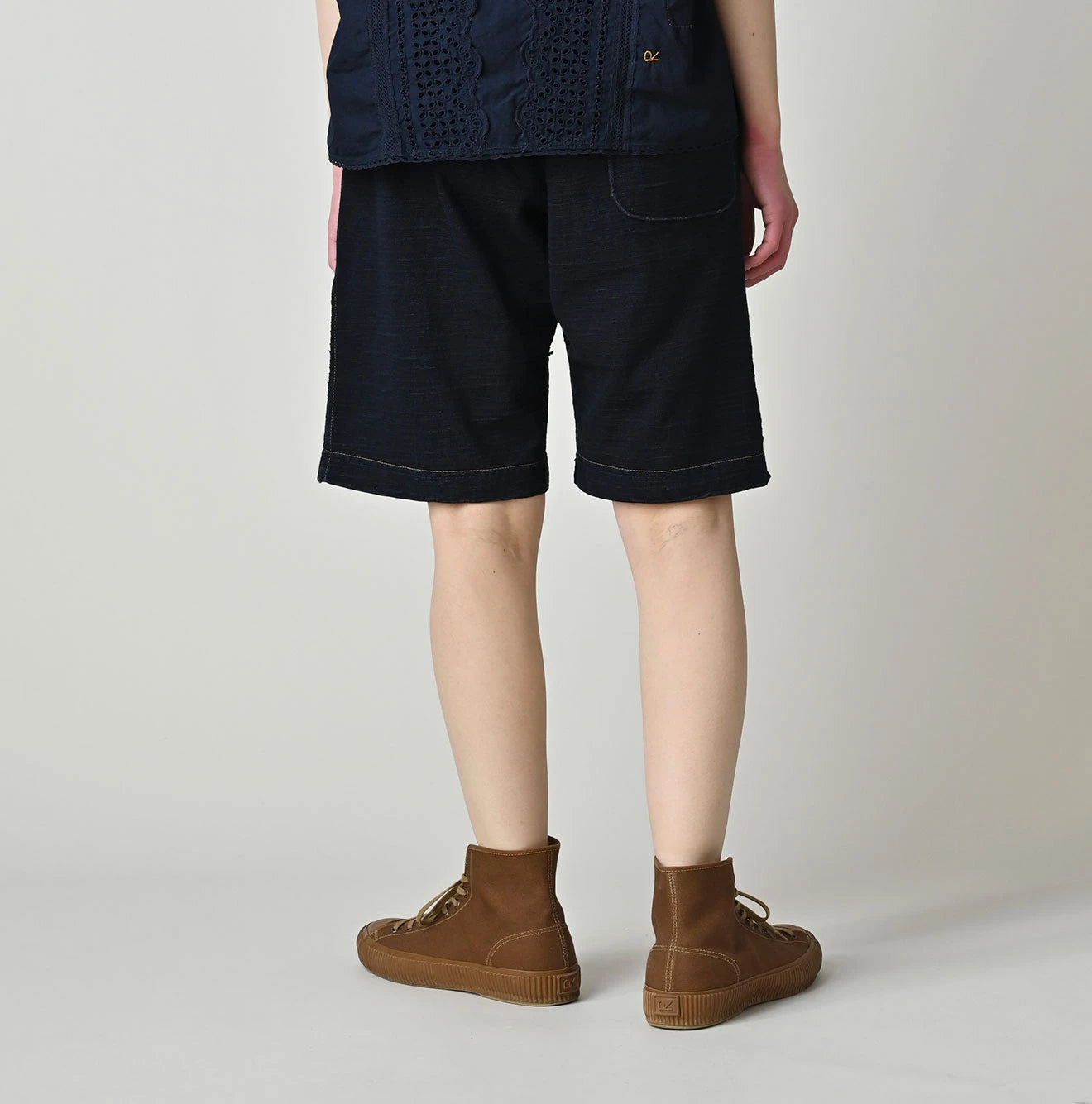 45R Indigo Dekoboko Tenjiku 908 Shorts - Image 6