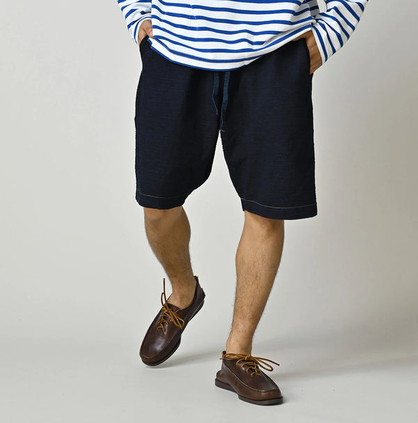 45R Indigo Dekoboko Tenjiku 908 Shorts