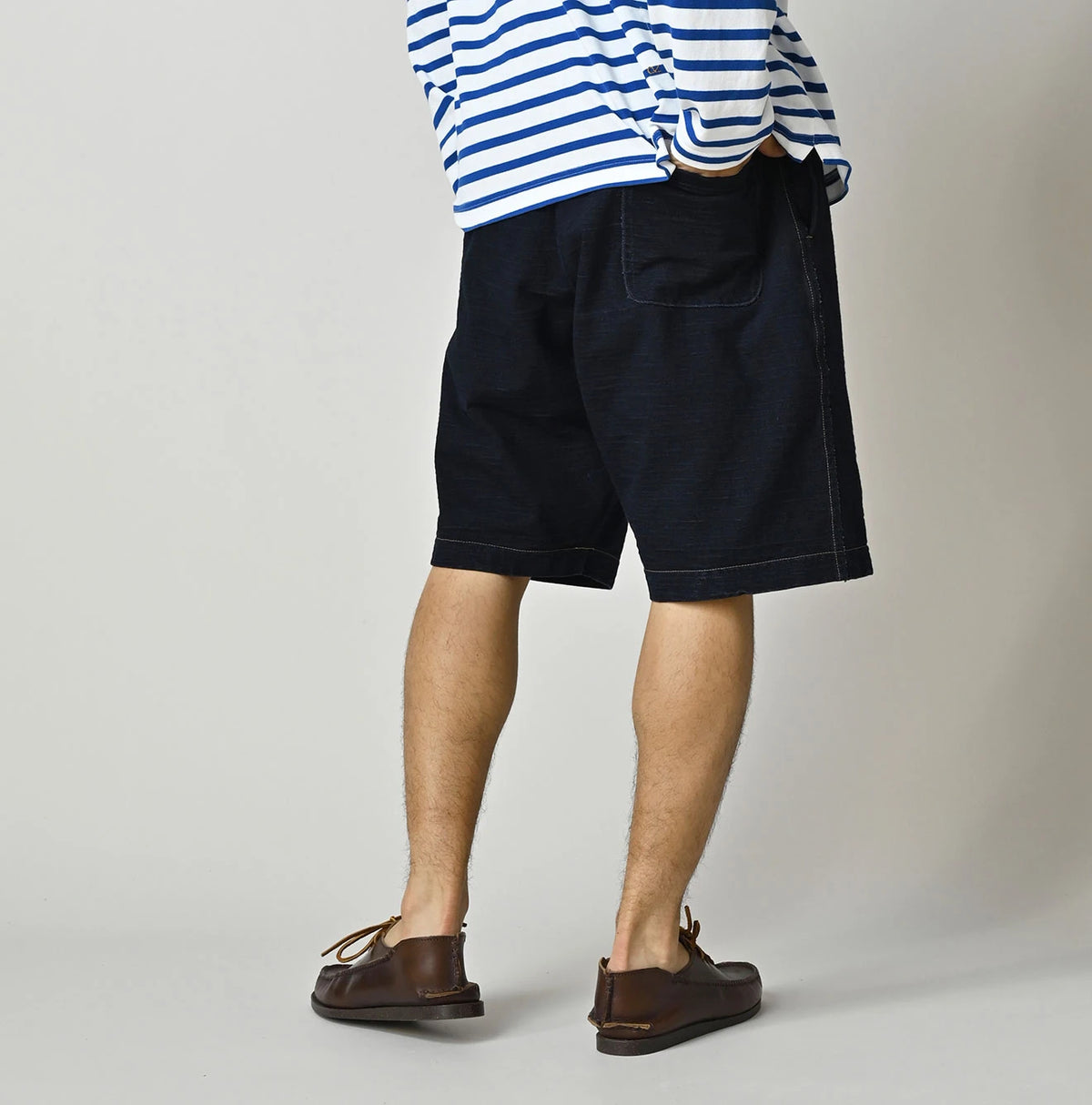 45R Indigo Dekoboko Tenjiku 908 Shorts