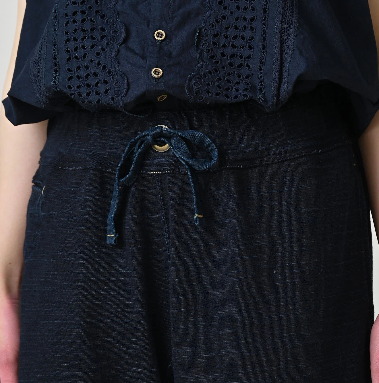 45R Indigo Dekoboko Tenjiku 908 Shorts - Image 10