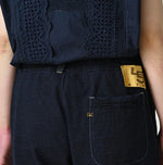 45R Indigo Dekoboko Tenjiku 908 Shorts