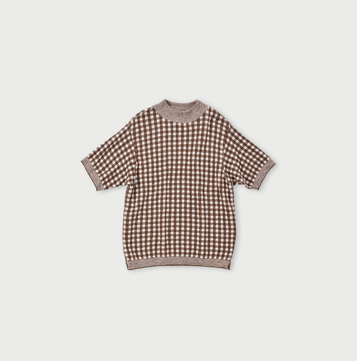 908 Gingham Jacquard Yockneck (Size 1)