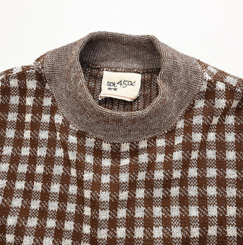 908 Gingham Jacquard Yockneck (Size 1)