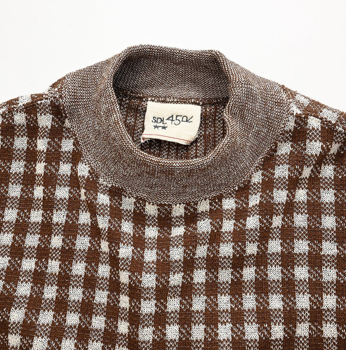 908 Gingham Jacquard Yockneck (Size 1)