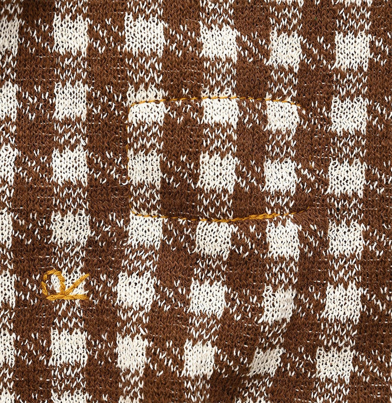 908 Gingham Jacquard Yockneck (Size 1)