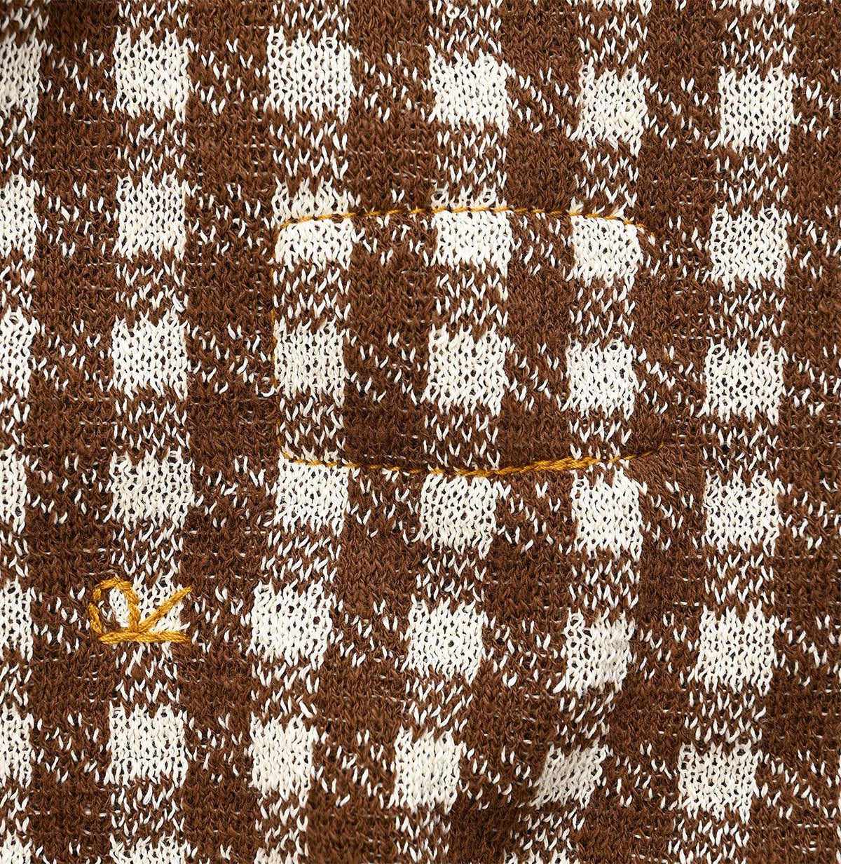 908 Gingham Jacquard Yockneck (Size 1)