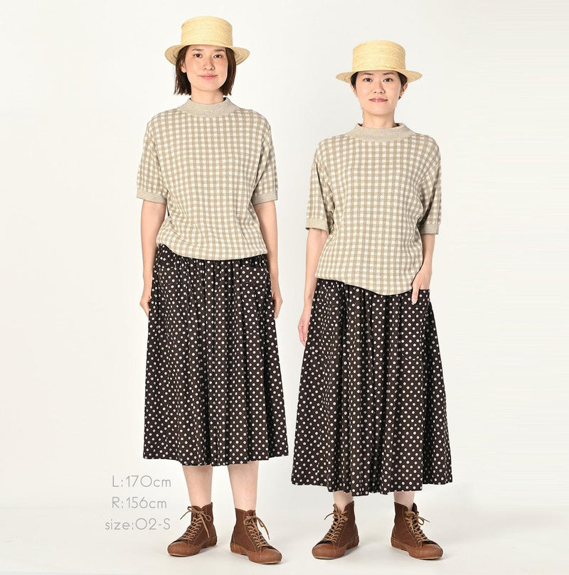 908 Gingham Jacquard Yockneck (Size 1)