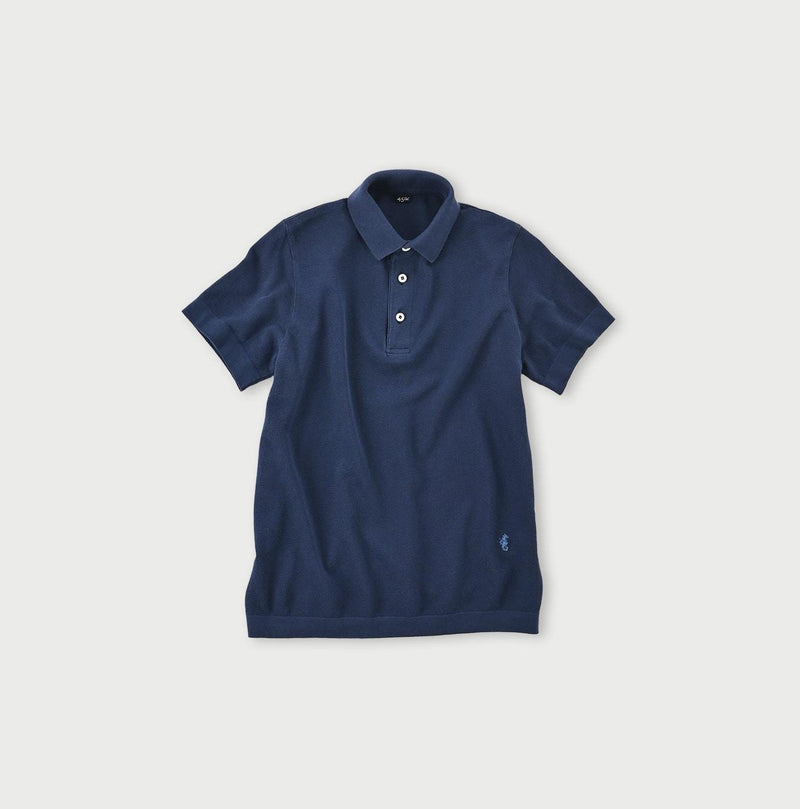 Cotton Pique Knit-sewn 908 Polo (Size 2 & 3) - 45R by 45rpm studio