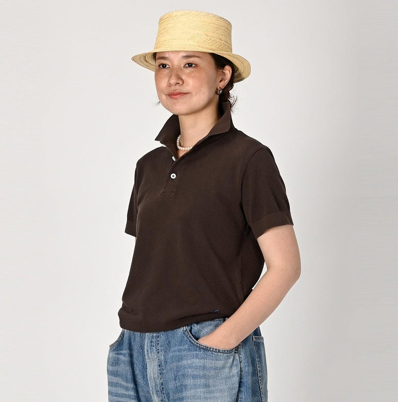 Cotton Pique Knit-sewn 908 Polo (Size 2 & 3) - 45R by 45rpm studio