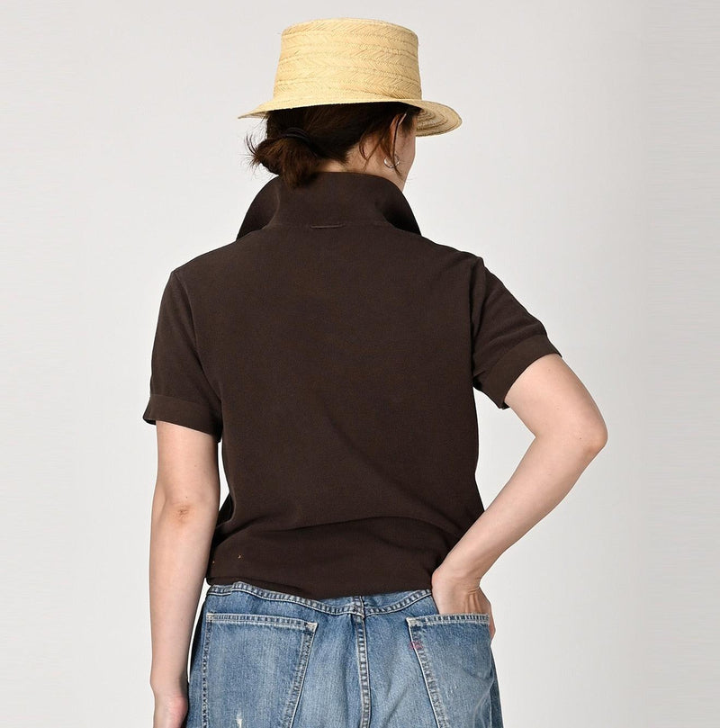 Cotton Pique Knit-sewn 908 Polo (Size 2 & 3) - 45R by 45rpm studio
