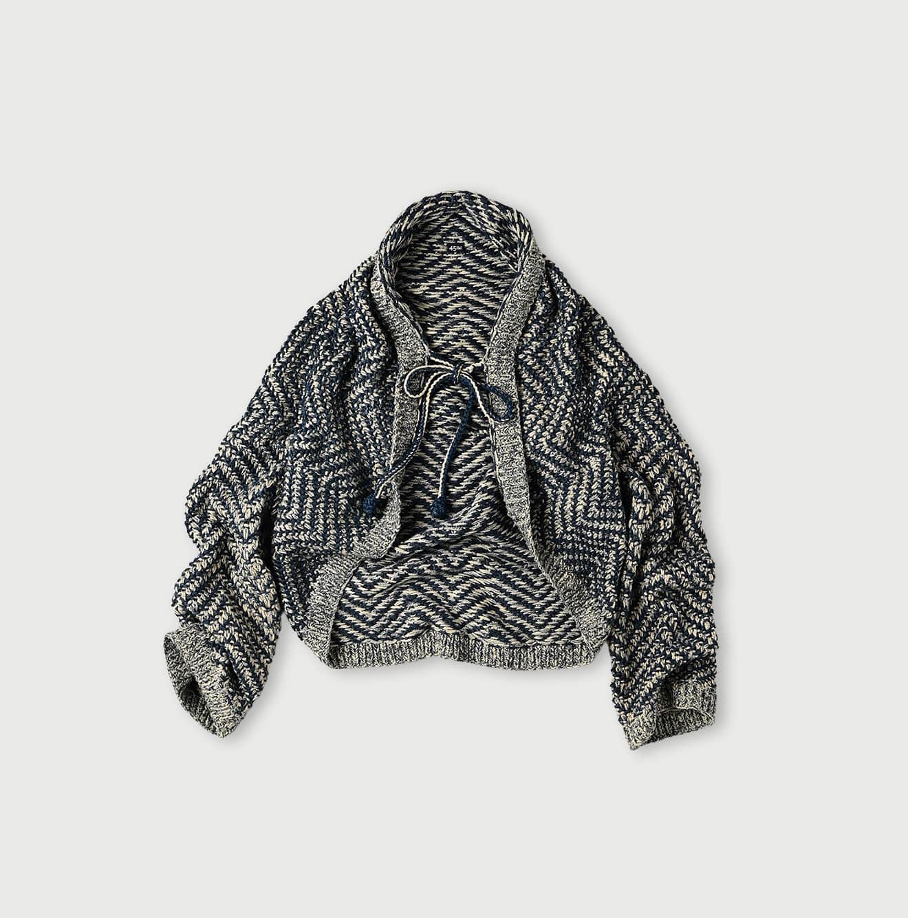 45R Indigo Hand Knit Bolero - Image 1