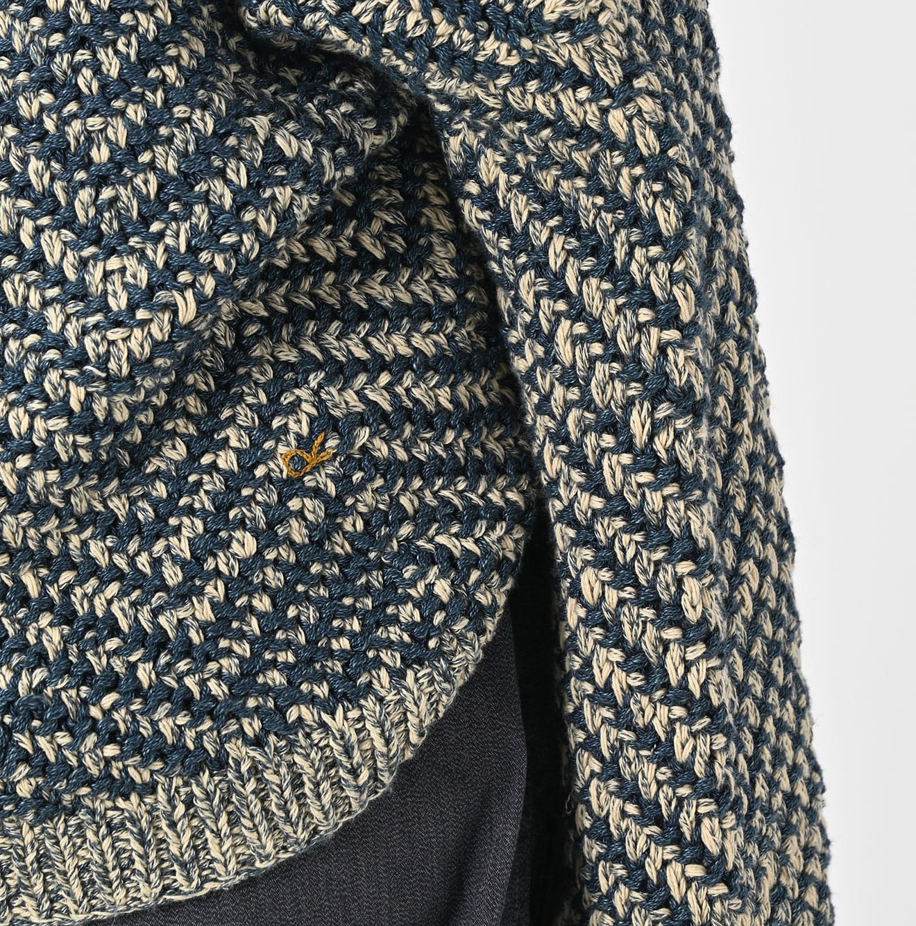 Indigo Hand Knit Bolero