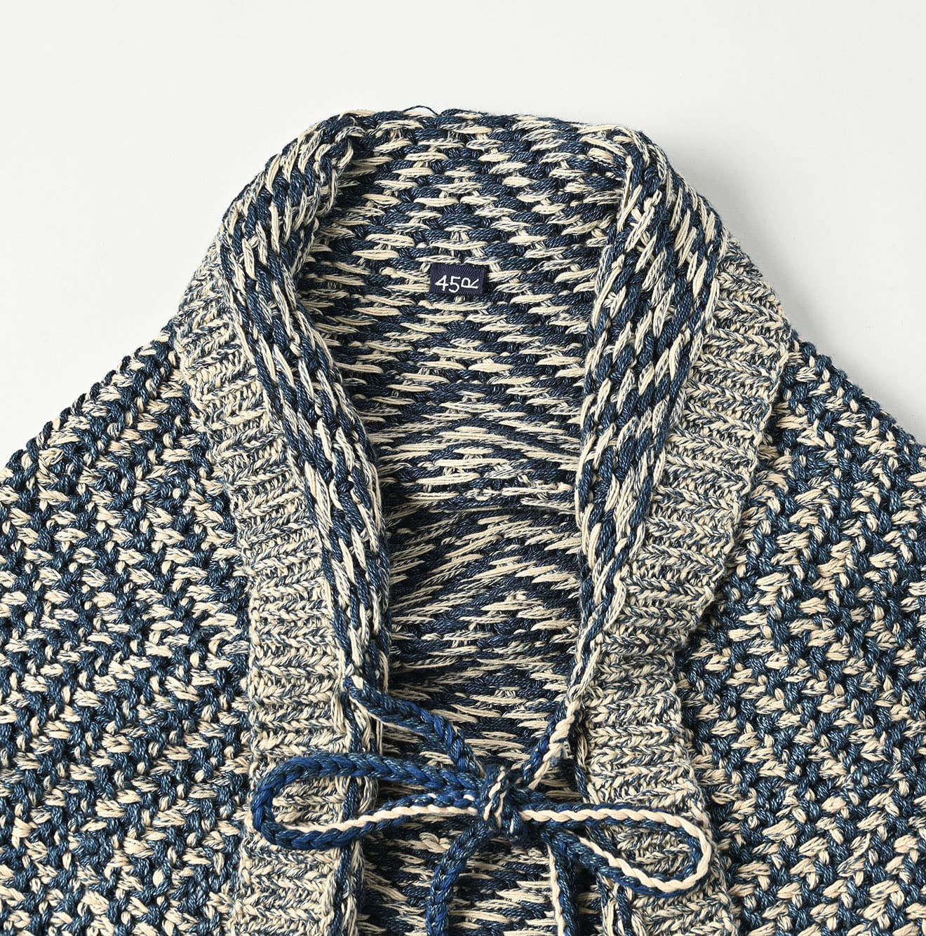 45R Indigo Hand Knit Bolero - Image 11