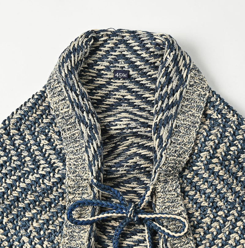 45R Indigo Hand Knit Bolero - Image 11