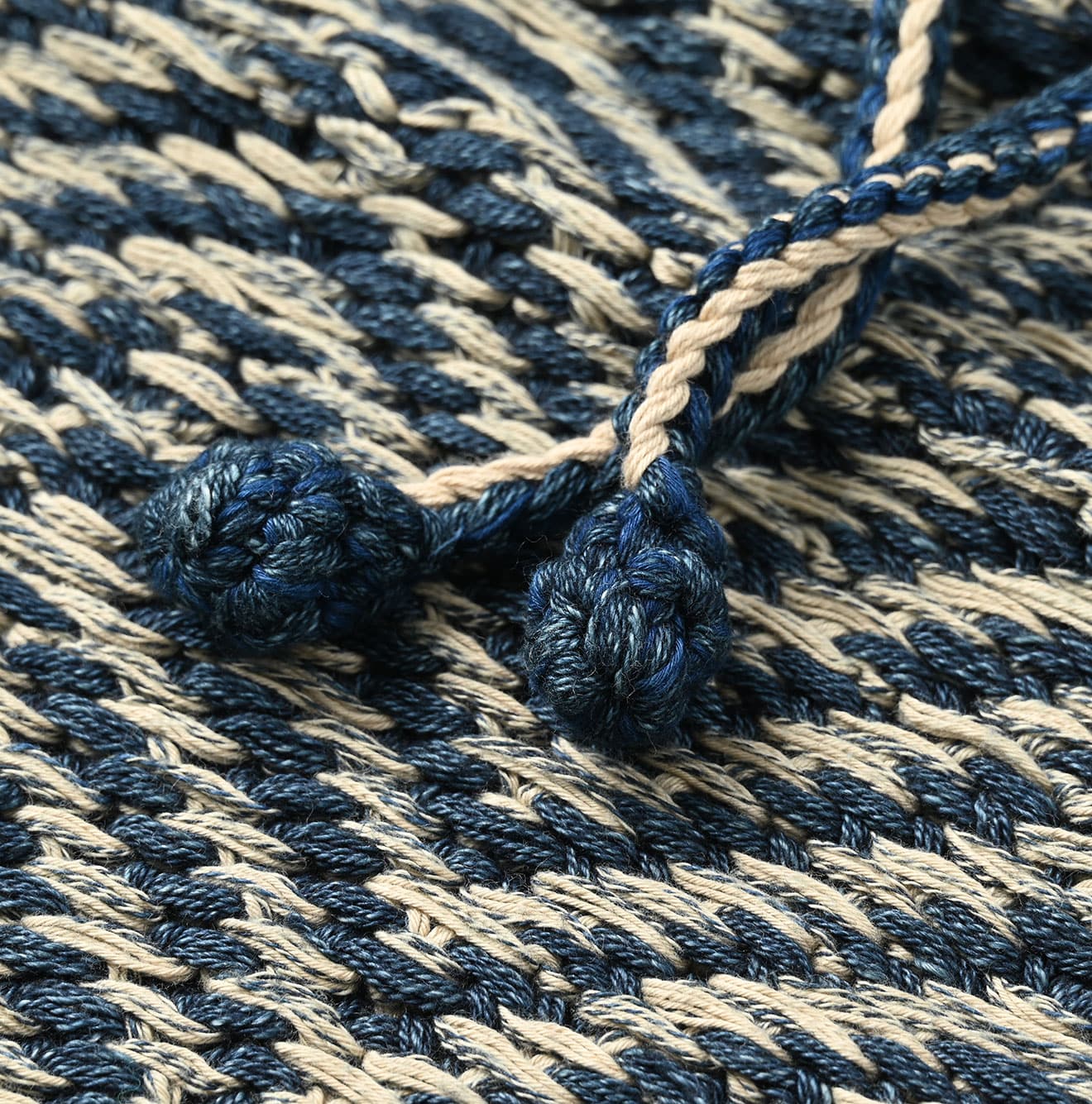Indigo Hand Knit Bolero
