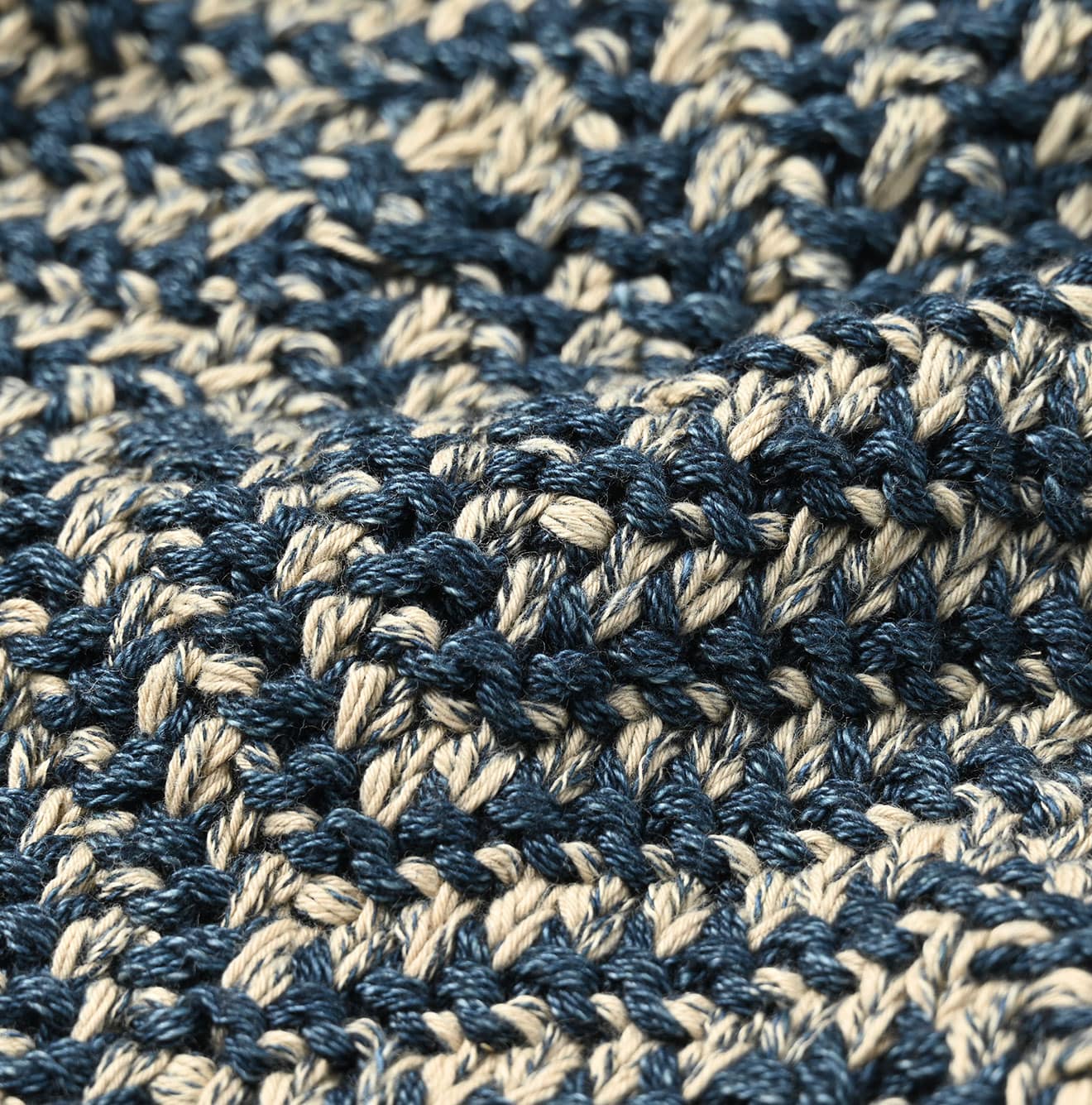 45R Indigo Hand Knit Bolero