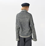 45R Indigo Hand Knit Bolero