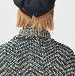 45R Indigo Hand Knit Bolero