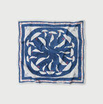 45R Indigo Gauze Tricolor Bandana