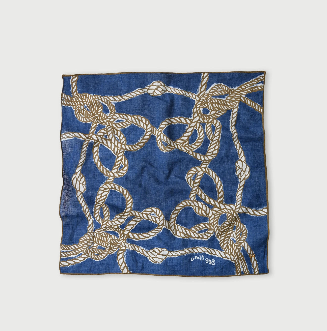 45R Indigo Gauze Tricolor Bandana - Image 2
