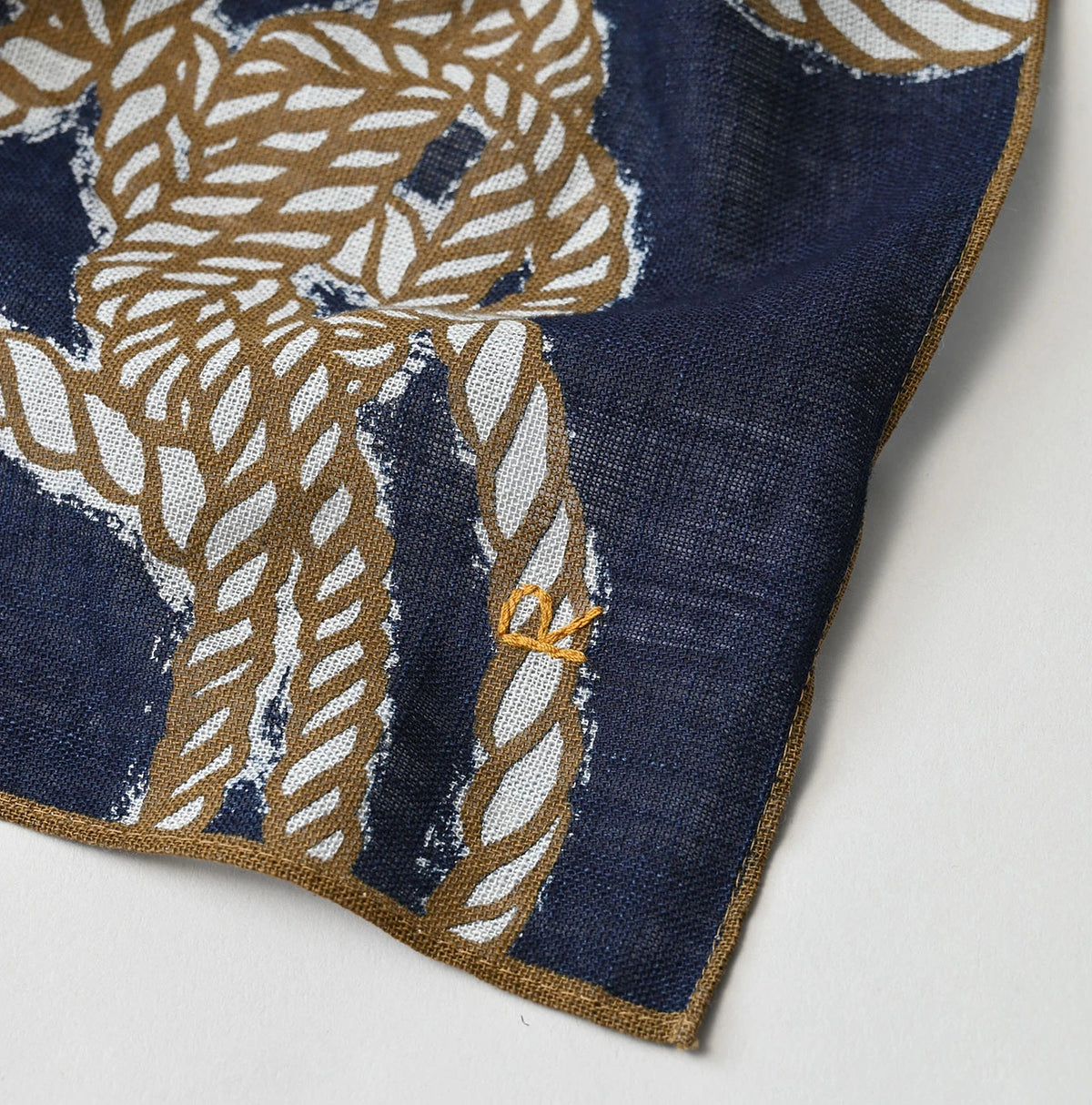 45R Indigo Gauze Tricolor Bandana
