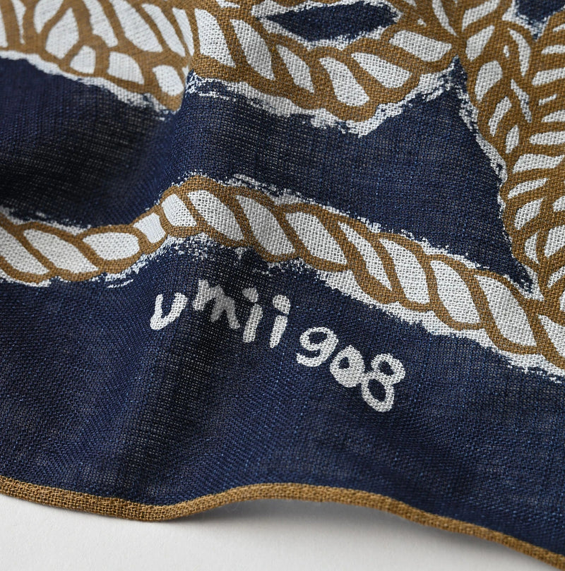 45R Indigo Gauze Tricolor Bandana - Image 11