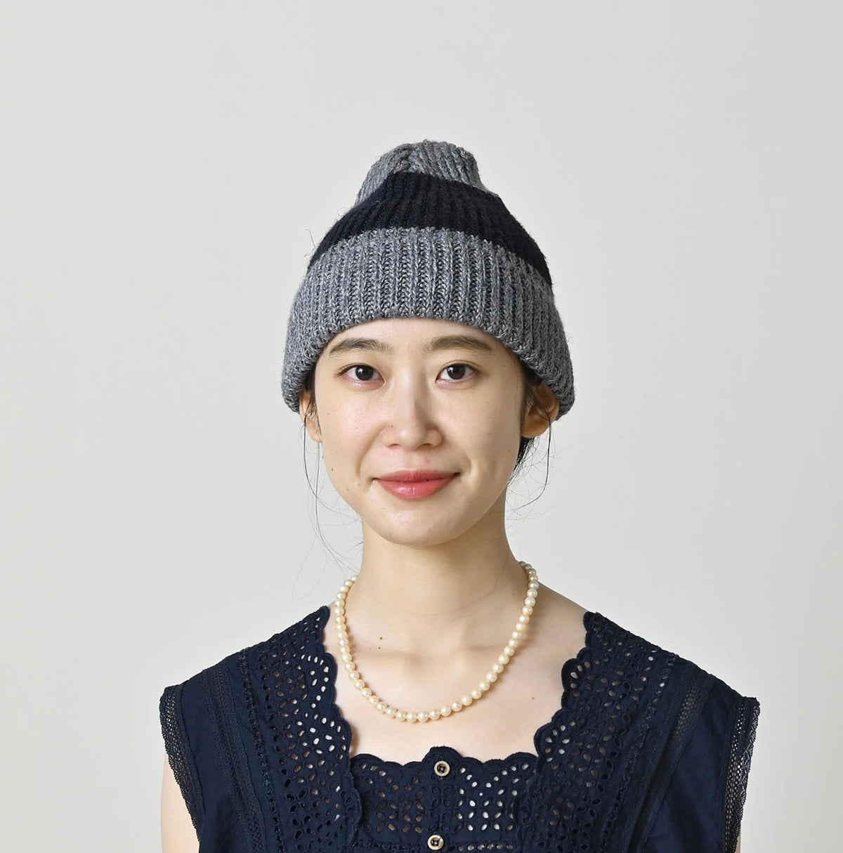 45R Linen Rib Knit Cap