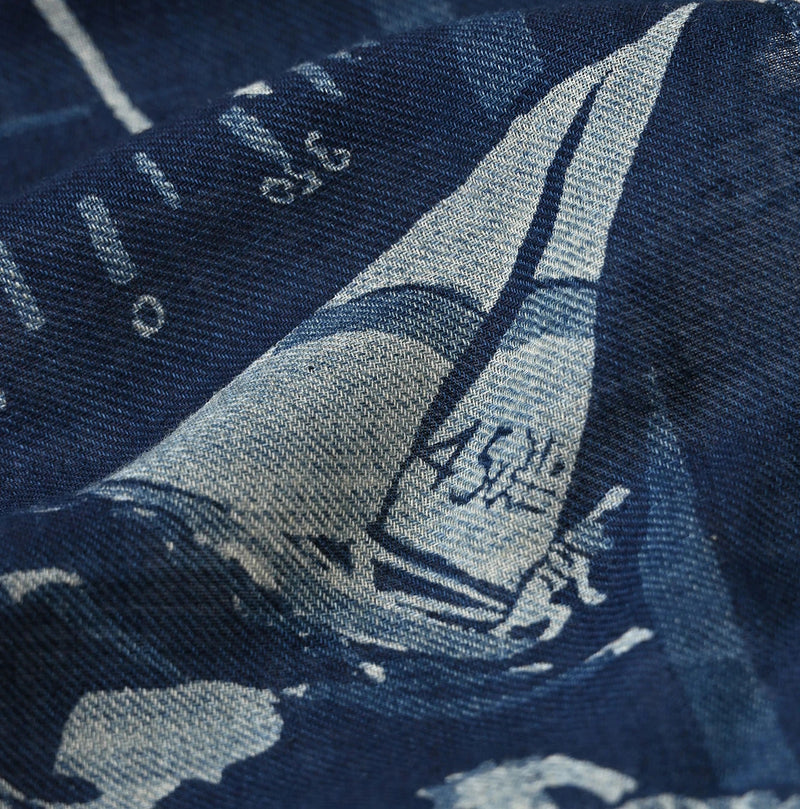 45R Indigo Cruise Map Bandana - Image 8