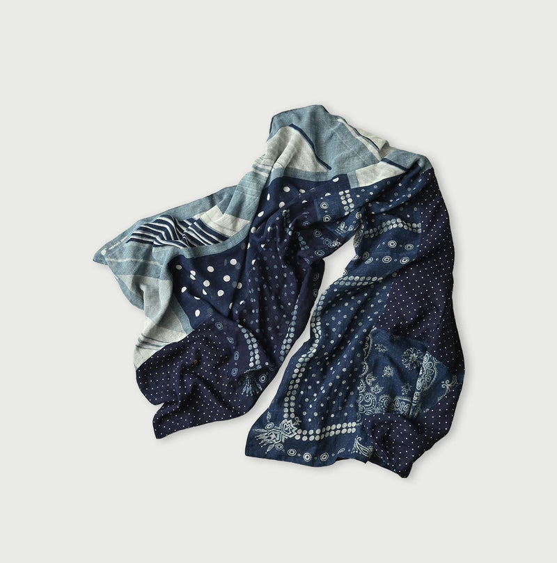 45R Gauze Bandana Dot Stole - Image 1