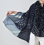 45R Gauze Bandana Dot Stole