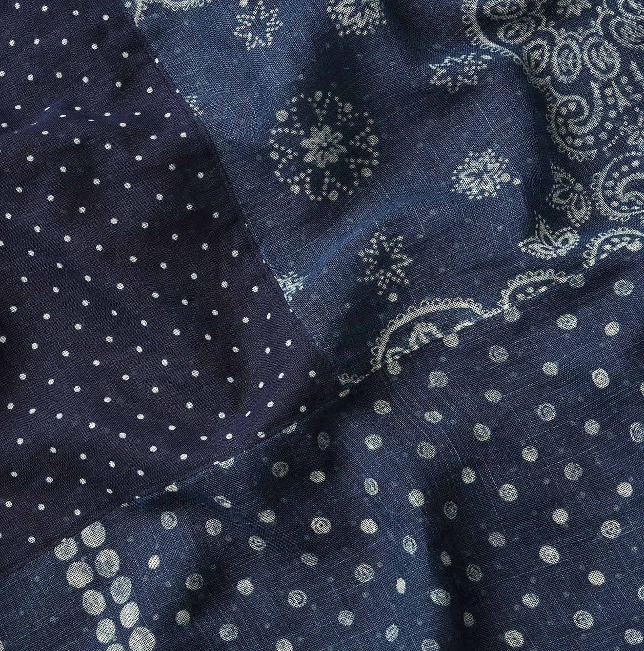 45R Gauze Bandana Dot Stole - Image 7