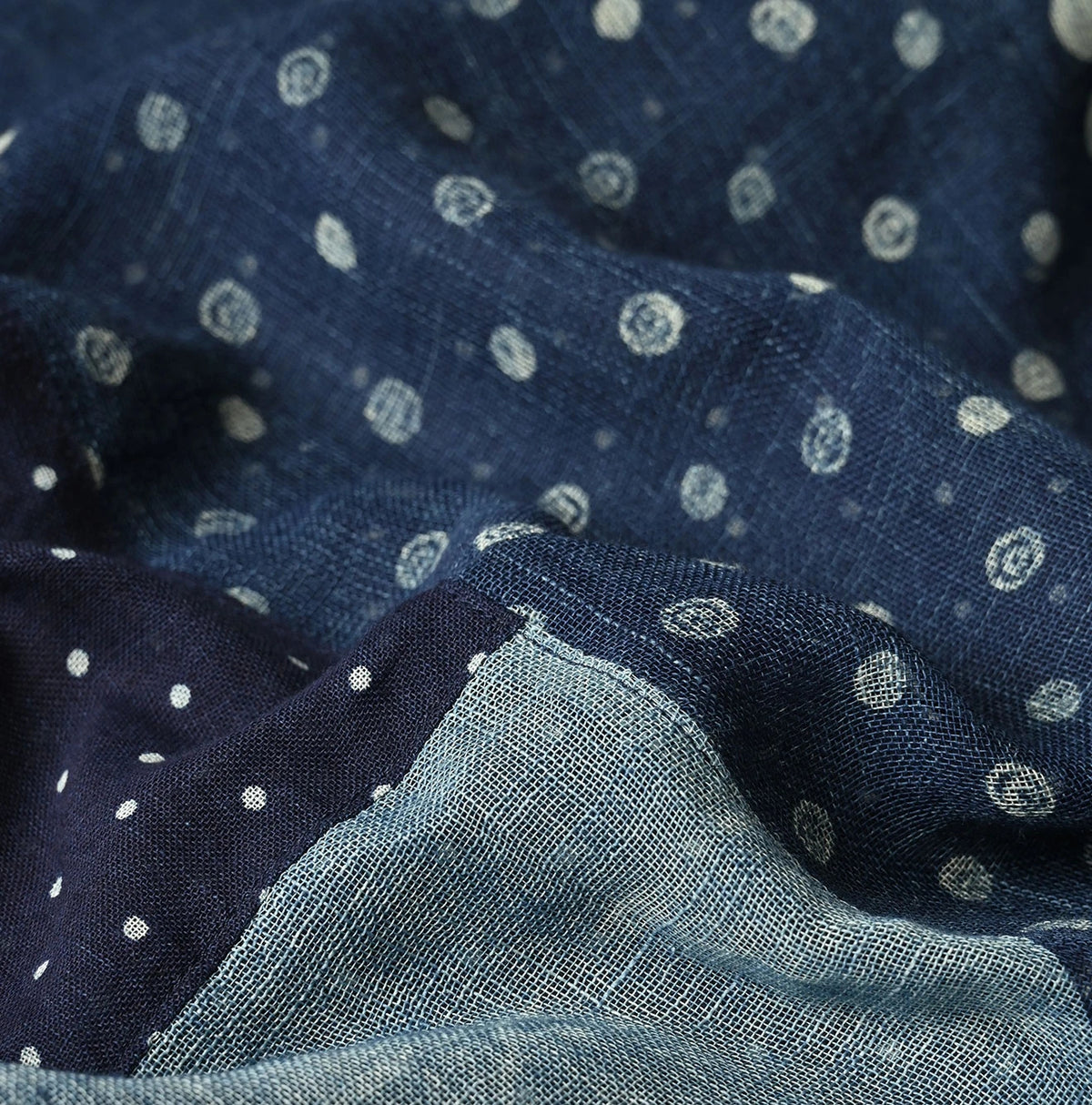 45R Gauze Bandana Dot Stole