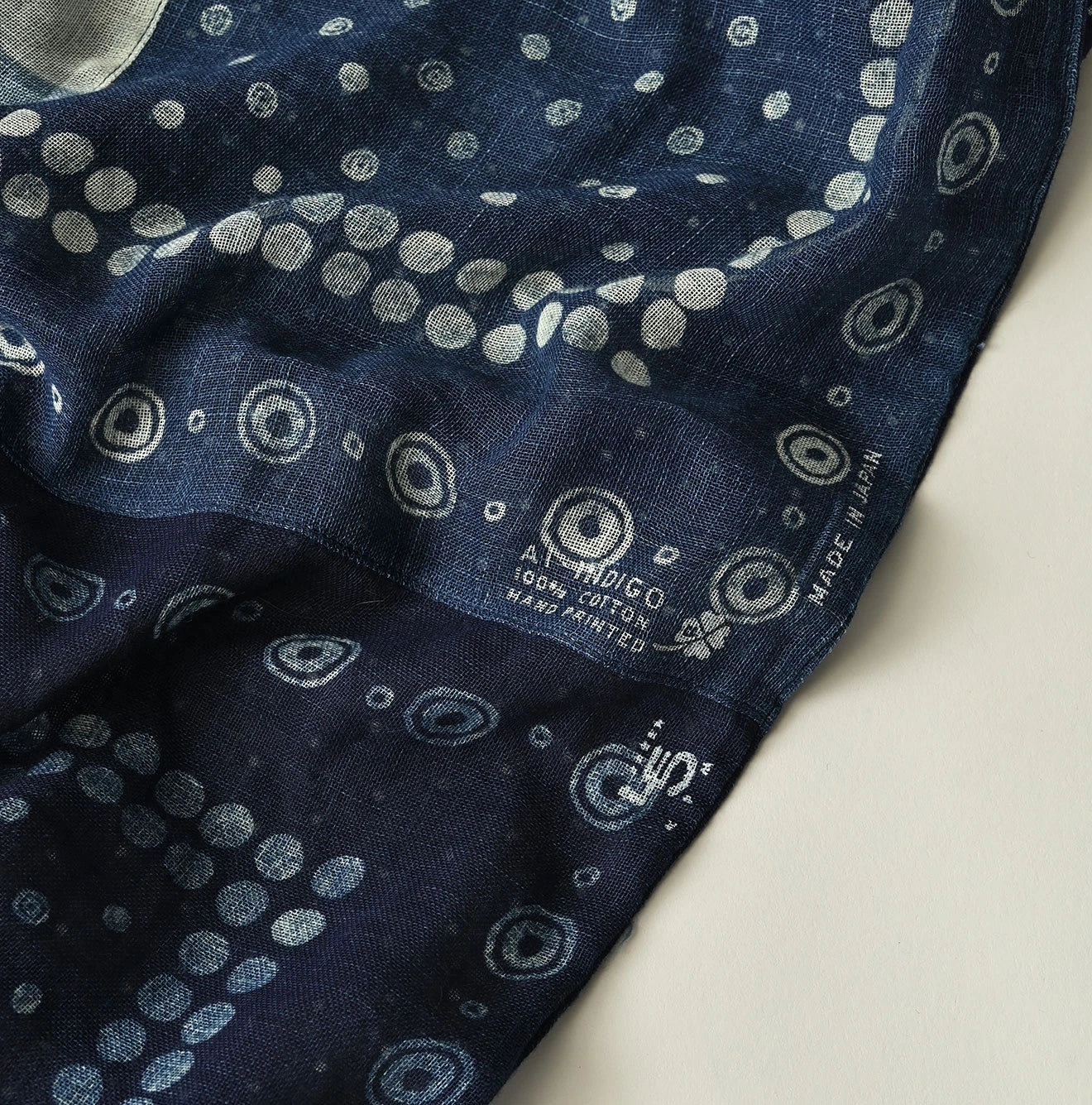 45R Gauze Bandana Dot Stole - Image 10